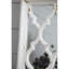 24 "x 60" miroir de plancher blanc patiné, miroir complet pour le salon de la chambre à coucher de la salle de bain