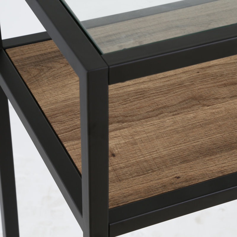 Addison Glass Top Console Table, 30" H x 42" W x 14" D
