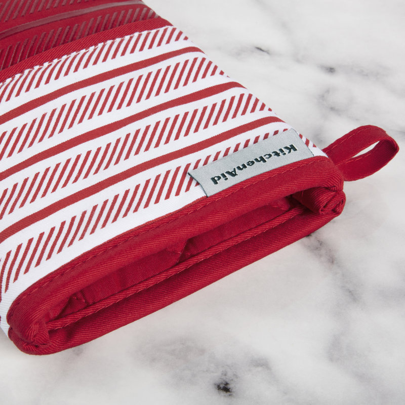 Ensemble de 2 gants de cuisine KitchenAid Albany, Rouge passion
