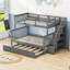 Lit superposé standard avec lit gigogne Hade de Harriet Bee-601435409-555626685