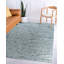 Tapis gris foncé en laine tissé à la main Kharan-250757726