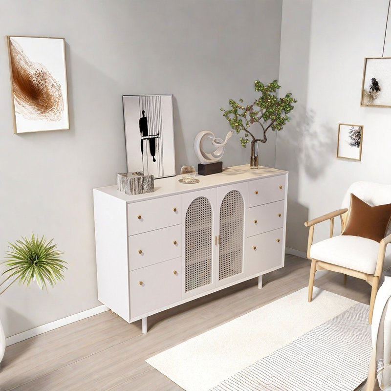Buffet moderne et minimaliste, Blanc
