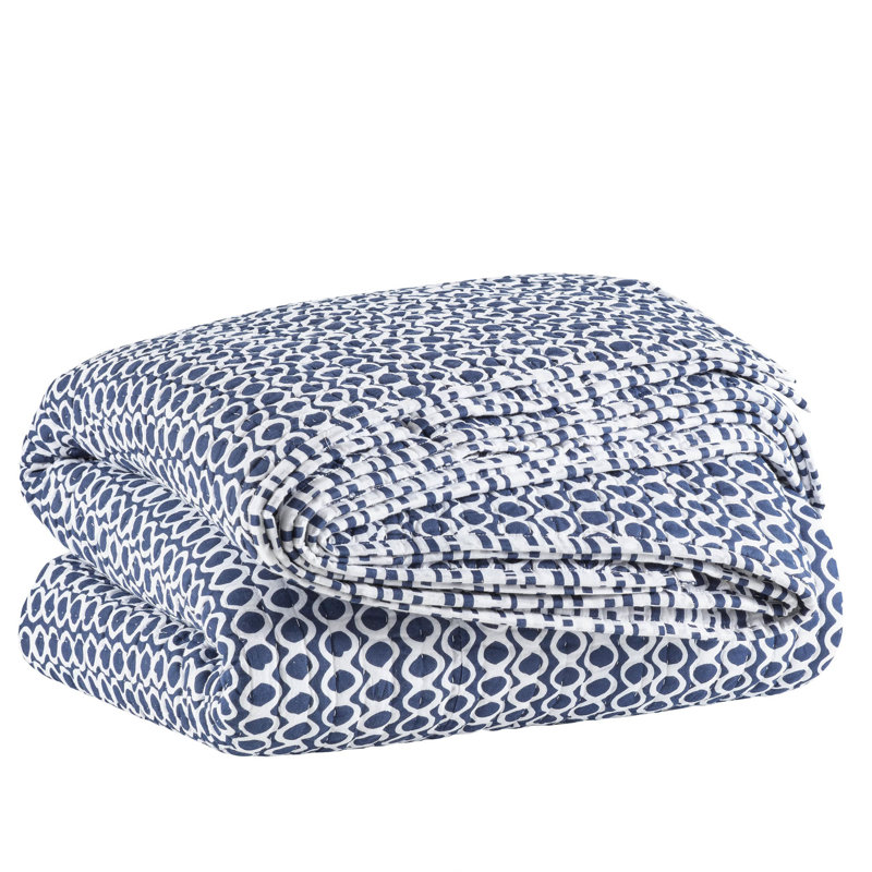 Tyler Quilt, Twin/Twin XL Quilt, Indigo