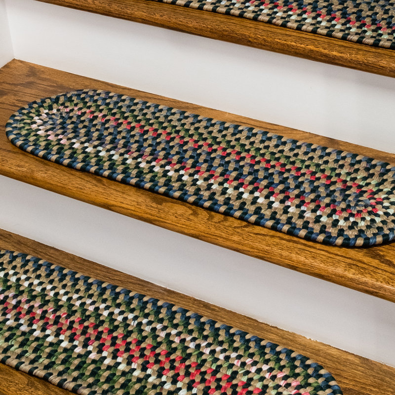 Tapis d'escalier, Foncé / vert