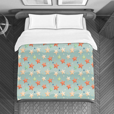 Beach Starfish Duvet Cover