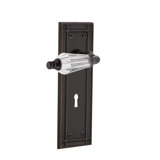 Mission Plate with Decorative Keyhole and Passage (Hall & Closet) with Parlour Lever