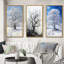 «White Tree Winters Grace», 3 pièces sur toile-2010499046-2010499047