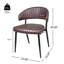 Chaise d'appoint rembourrée (ensemble de 2)