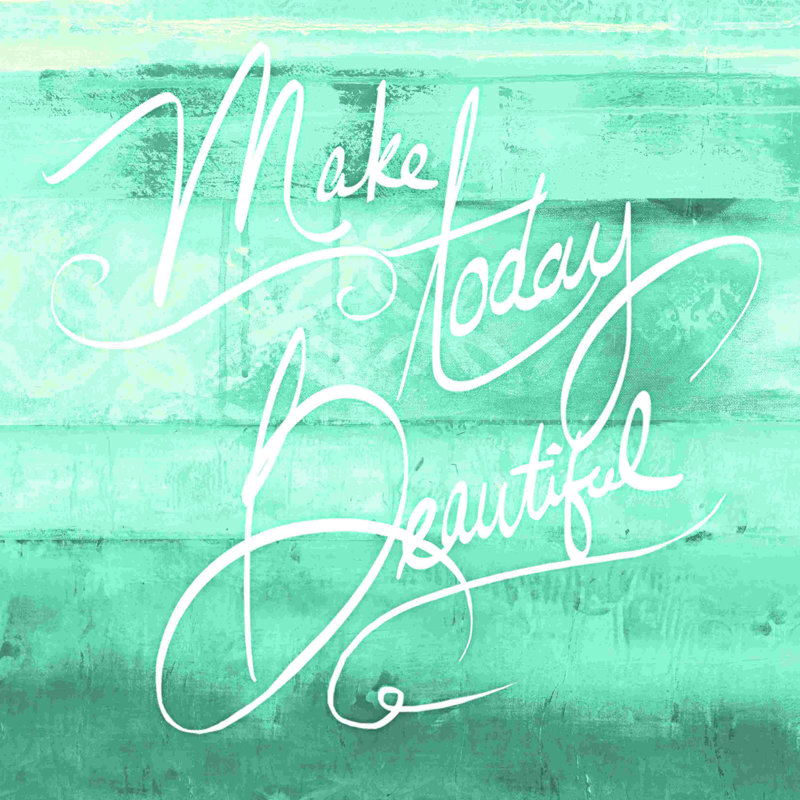 " Beautiful Script ", 12" H x 12" W