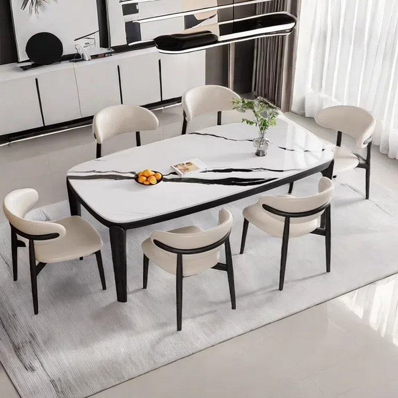 Woldingham Simple rectangular household dining table, 29.52"H x 70.86"L x 31.49"W