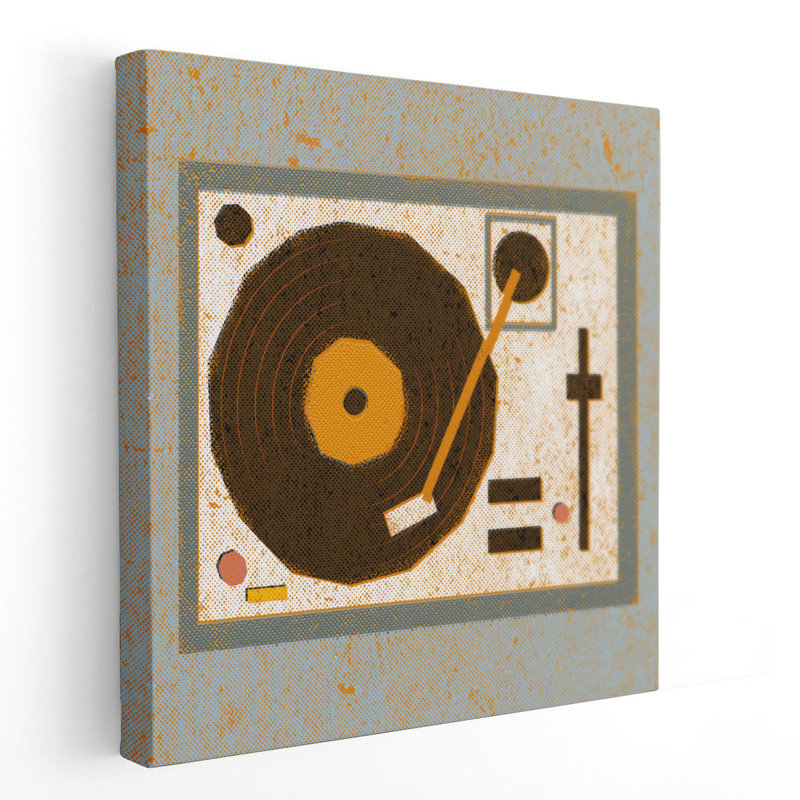 Bygone Beats I - reproduction d'art sur toile, H 12 po x l 12 po