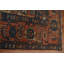 Tapis rouille en laine noué à la main de conception unique 10 pi 2 po x 13 pi 0 po avant 1900