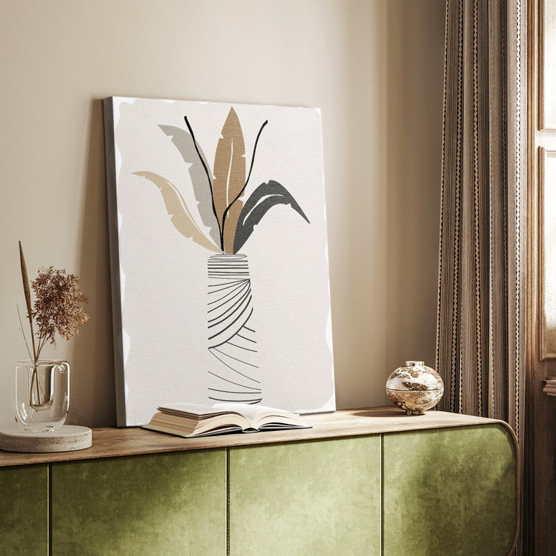 Palmier II - galerie sur mesure, H 36 po x l 24 po