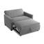Gwendolynne 2 Seater Chenille Sofa Bed-88626255