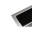 Lavabo de cuisine en acier inoxydable 304 de style cascade de pluie avec évier de drainage gris