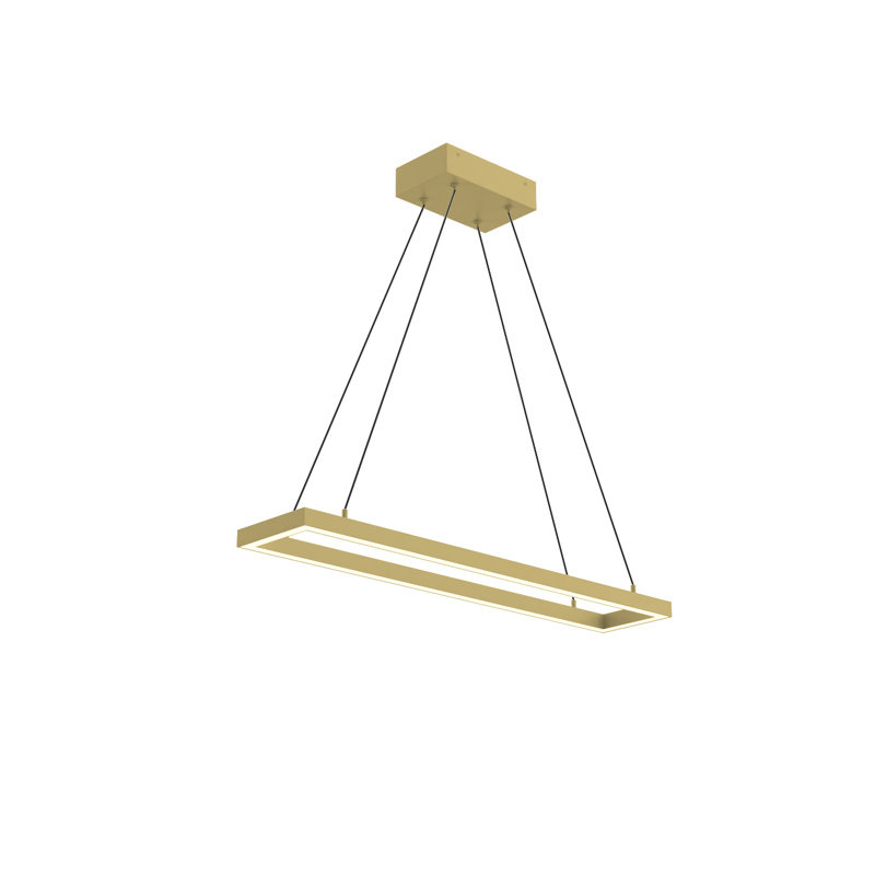 Piazza 1 - Light LED Pendant, 1.38" H x 29.88" W x 5.88" D