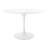 Hagaman Round Glass Top Metal Base Dining Table