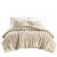 3 édredon très grand en fausse fourrure taupe, devant en fourrure lisse pour plus de confort, taupe côtelé à haute respirabilité, -
