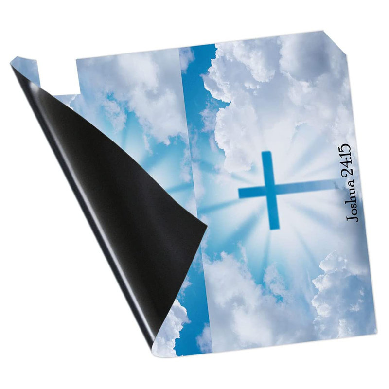 Couvercle de boîte aux lettres religieuse, H 5 po x l 20 po