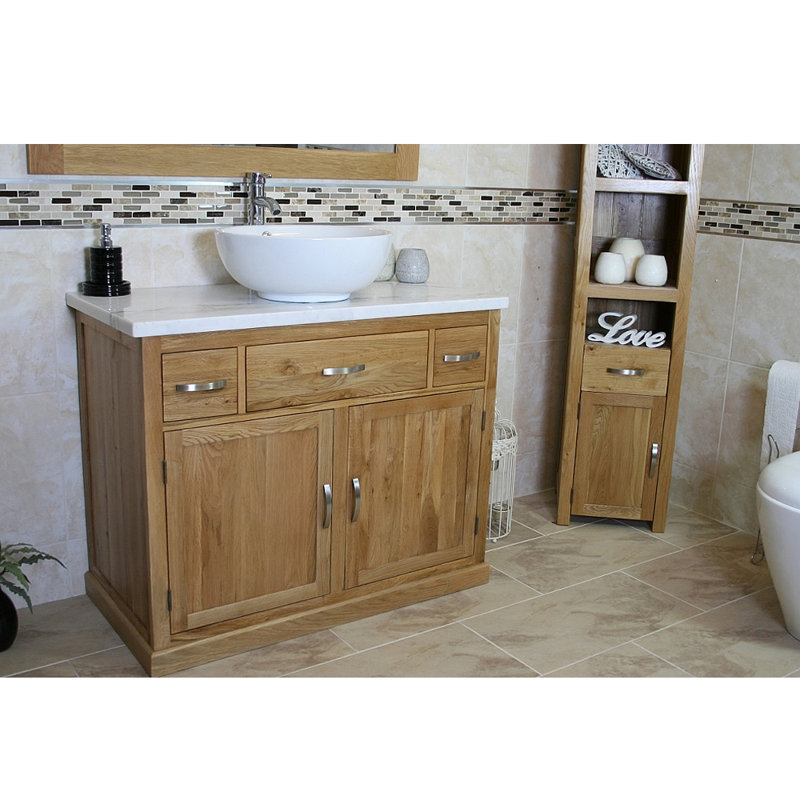 Maximus 1000mm Single Bathroom Vanity with Vessel Ceramic Basin