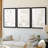Linen Tropical Silhouette I  -Custom Framed  Premium Print W Matt - 3 Pieces-1965196137-1965196143