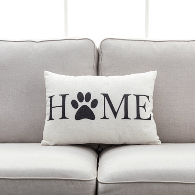 Dog And Home Throw Pillow