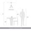 Luminaire suspendu 5 lumières Wry Lighting Eloise