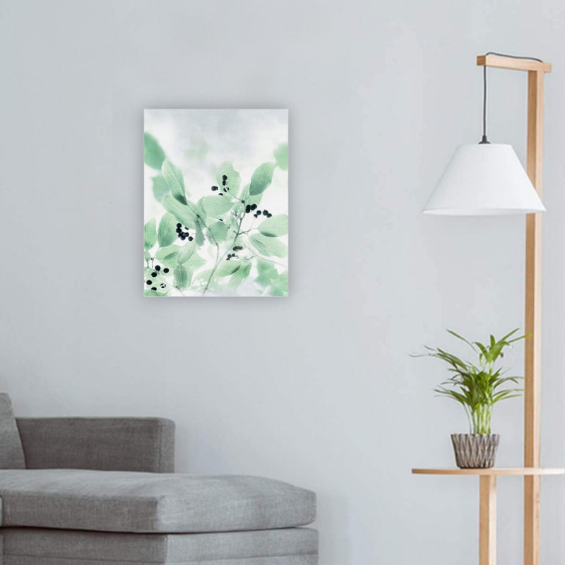 Baie verte verte, art mural 24 x 18 po