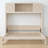 Full Size Murphy Bed With Storage-1125449802