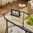 Table basse ovale en verre-1386470053