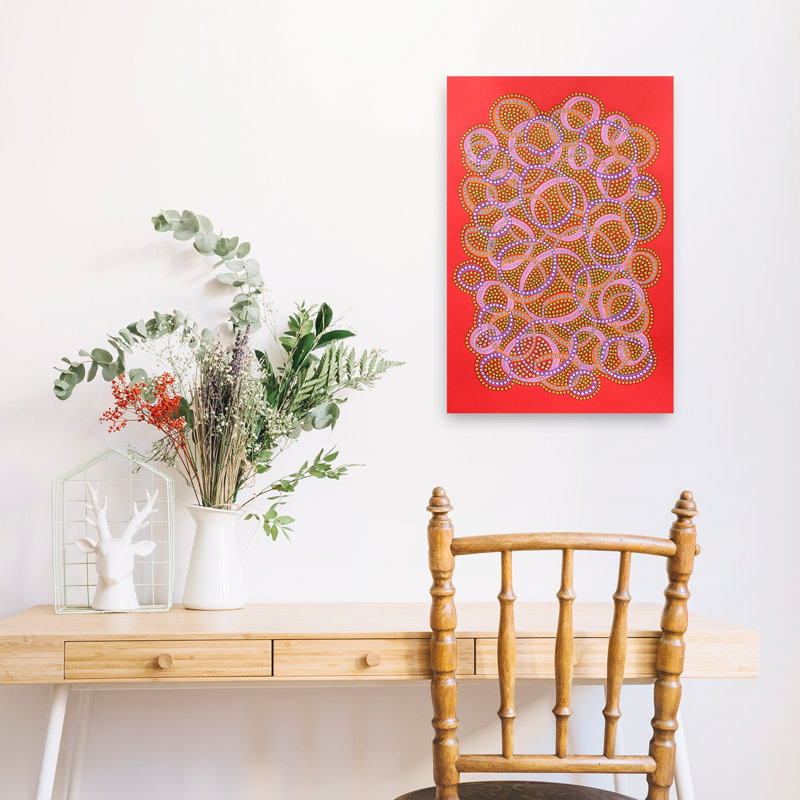 Homework Series 025, impression abstraite d'art mural contemporain, 24" H x 16" W