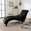 Fauteuil inclinable en velours capitonné-57427031