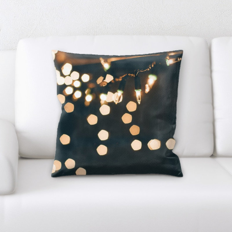 Housse et insert de coussin carré flouté