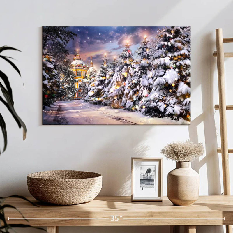 Christmas Tree Lane, H 16 po x l 24 po