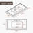 35.98'' Single Bathroom Vanity with Ceramic Top-97767425
