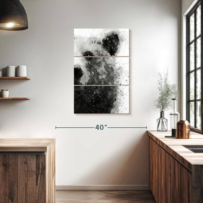 Brampt Bear At Attention, 38" H x 24" W