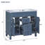 Meuble-lavabo simple 36,01 po avec plateau en résine Clellie-606262988