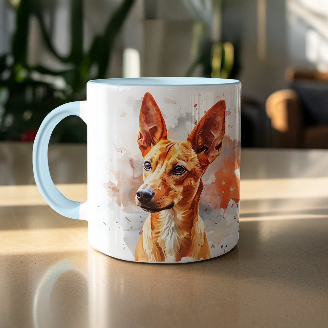 Siberian Husky Watercolor Design 11oz Coffee Mug