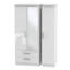 Yvette 3 Door Manufactured Wood Wardrobe-23704025-18860341