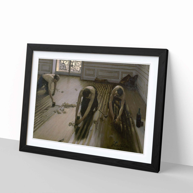 Gustave Caillebotte - Single Picture Frame Print, Black