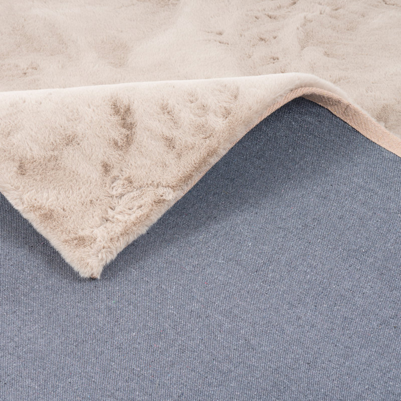Odonnell Solid Colour Shag Area Rug, Rectangle 90 x 160cm