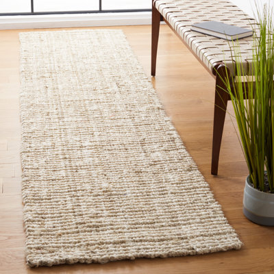 Estrin Natural Fiber Hand Woven Jute Solid Color Rug