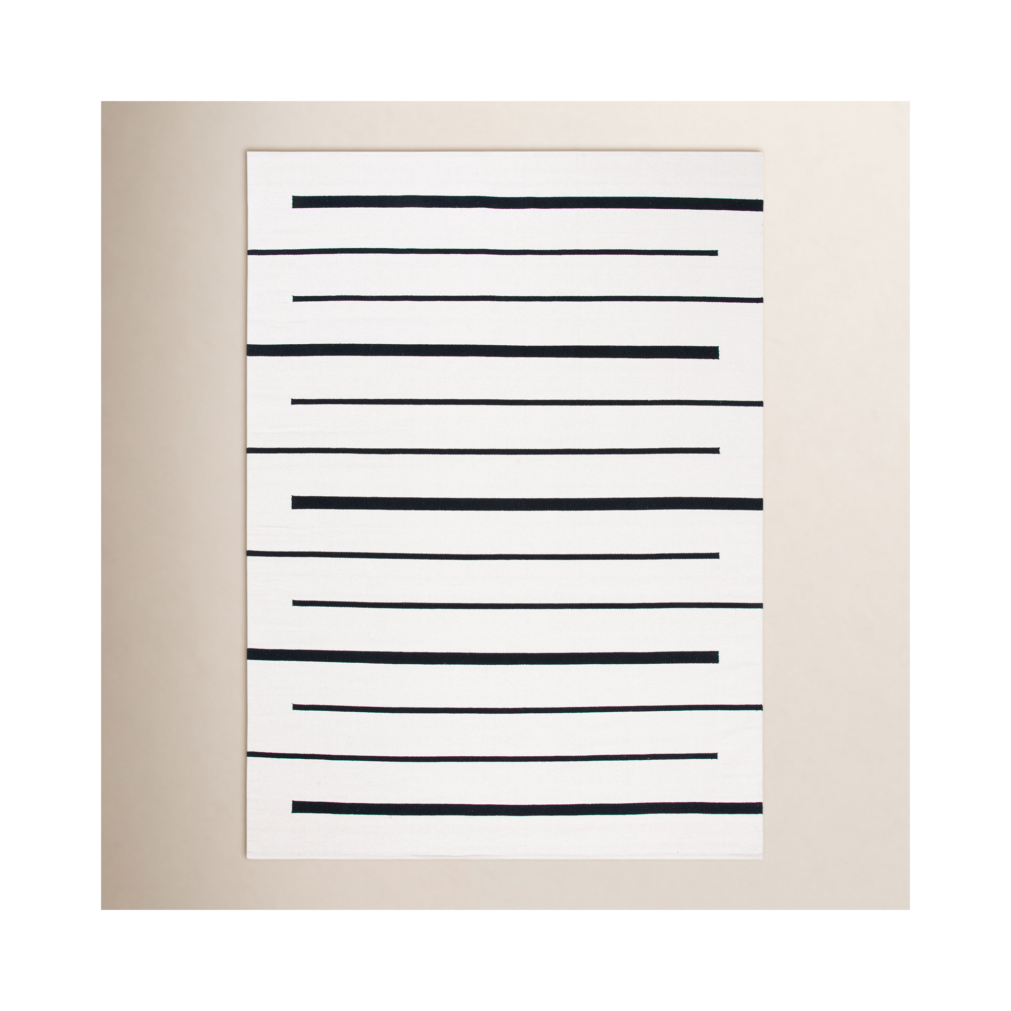 Mana Handmade Cotton Rug, Rectangle 8' x 10'