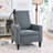 Recliner Chairs For Adults, Adjustable Recliner Sofa With Mobile Phone Holder & Cup Holder, Modern Reclining Chairs Fabric Push Back Recliner Chairs For Living Room, Bedroom - Gray-460779779