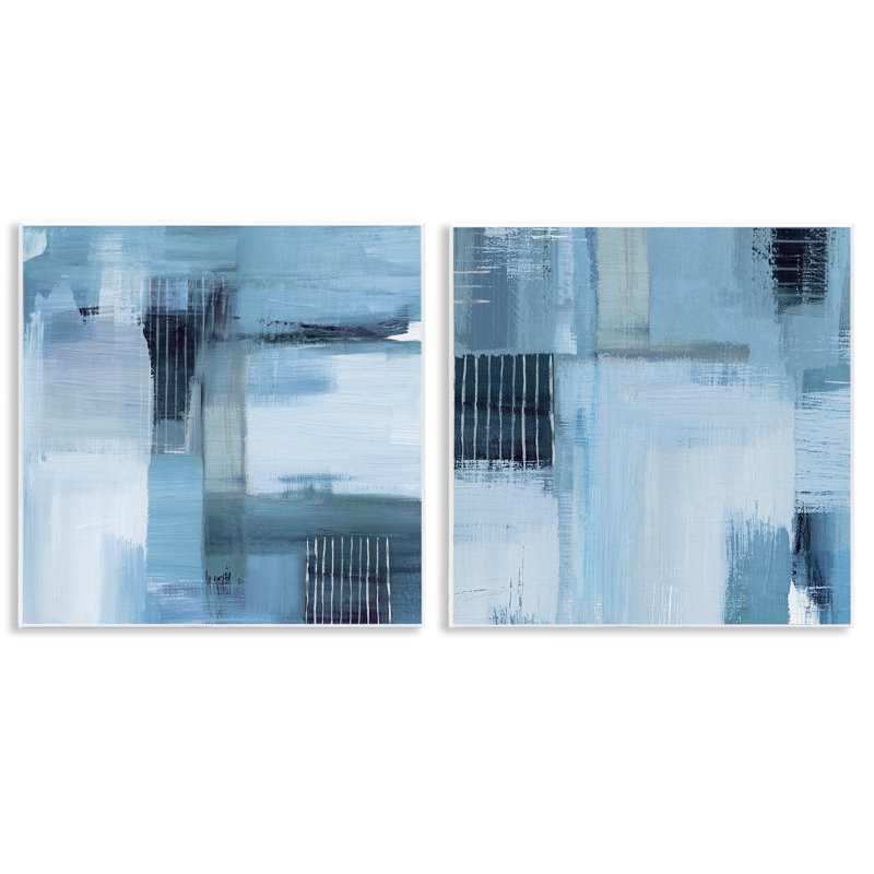  «Blue Abstract Linear Détails» par Susan Jill