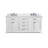 Aanayah 72" Double Bathroom Vanity Set-2126359380