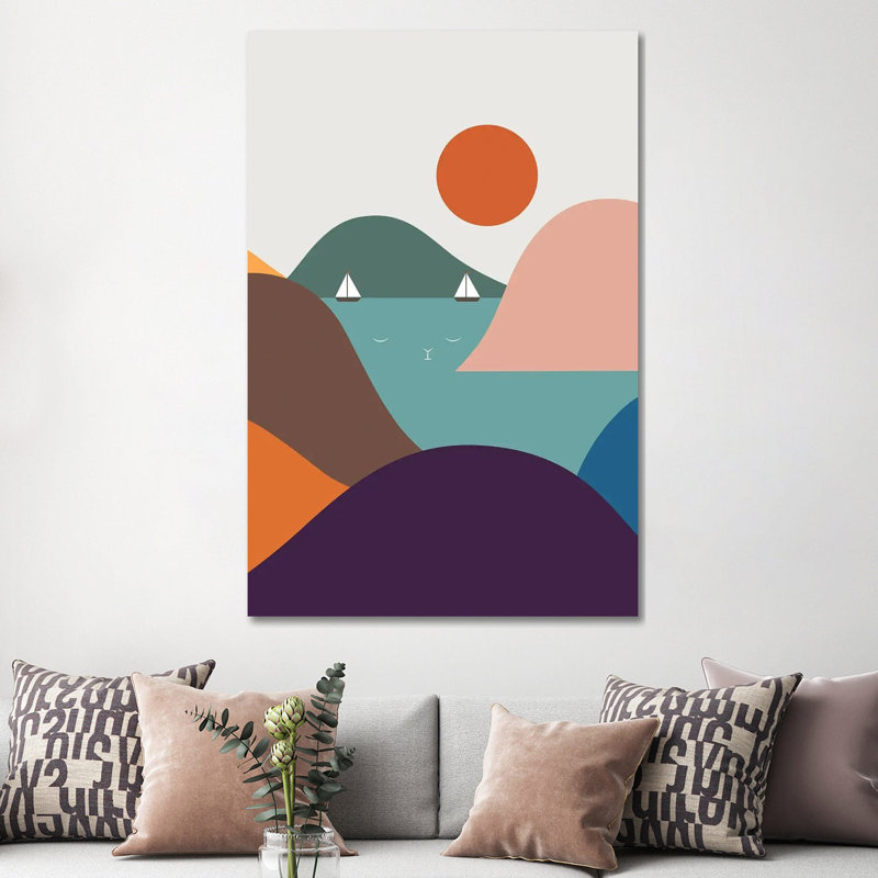 Cat Landscape XII by Lim Heng Swee - Wrapped Canvas Print, 152.5 cm H x 101.5 cm W