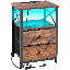 Metal Bedside Table-1089298989