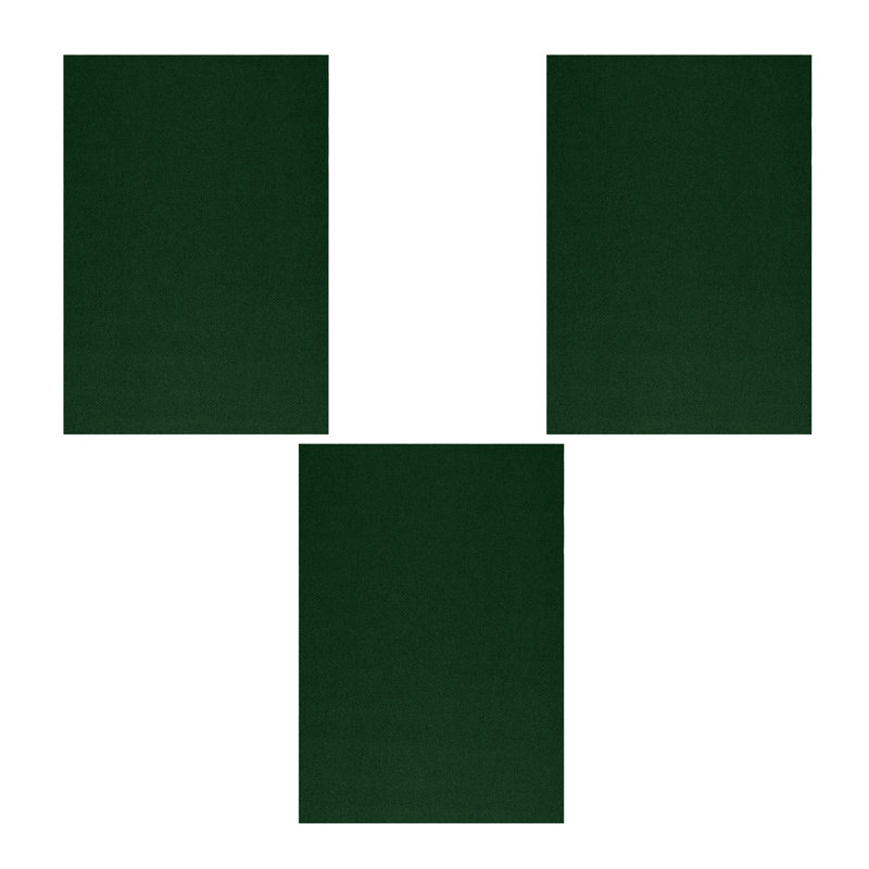 Ensemble de tapis intérieur / extérieur en polyester tissé à la machine Leighan, Rectangle 1 pi 6 po x 2 pi 3 po