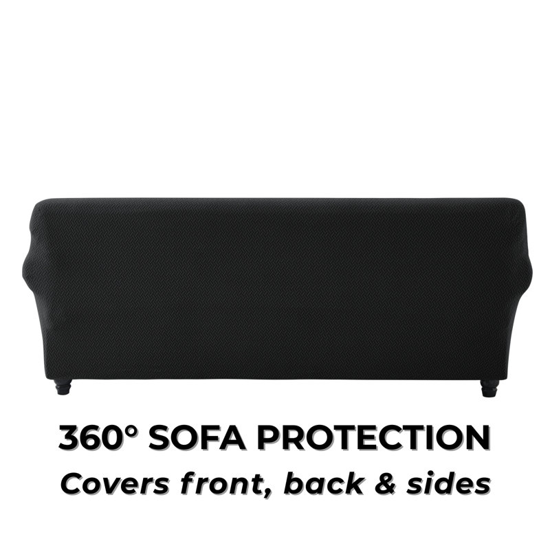 Stretch Sofa Slipcover – Elastic Fitted Spandex Couch Protector | Machine Washable, Anti-Slip, Pet & Kid Friendly | 1-4 Seater Sofa Covers